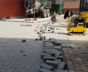 Pflasterarbeit Hoffläche