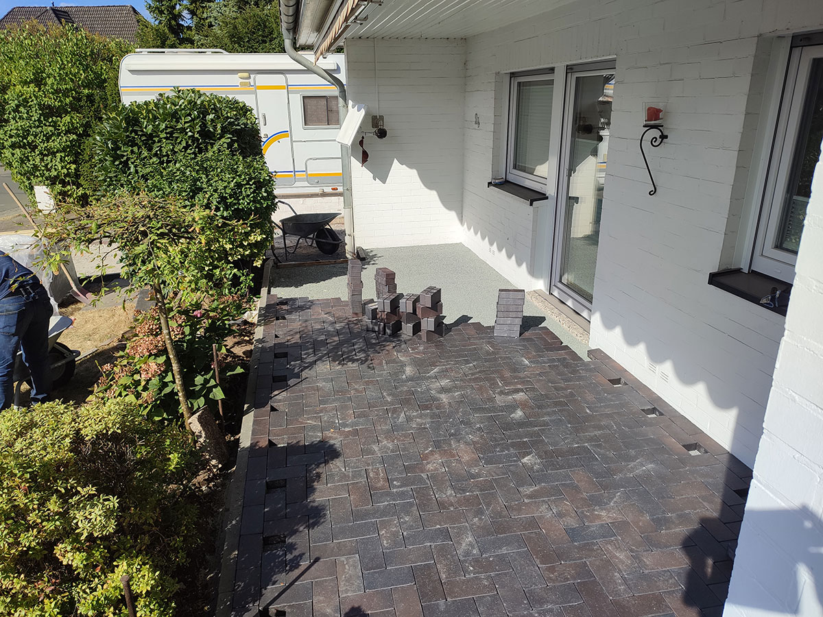 Terrasse pflastern - Pflasterarbeiten Bremen